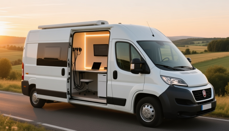 Fiat Ducato mobil iroda